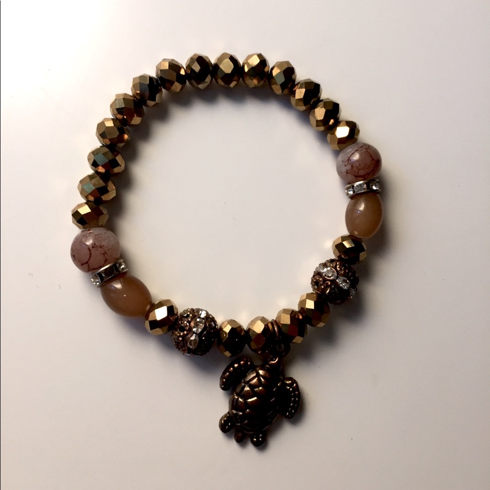 Good luck turtle bracelet